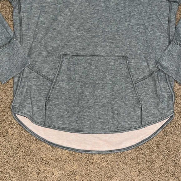 Lululemon Time Out Hoodie Heathered Bleached Coral / Heathered Medium Grey 6 - Picture 6 of 9